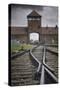 Railroad Tracks Leading into KL Auschwitz II-Jon Hicks-Stretched Canvas