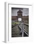 Railroad Tracks Leading into KL Auschwitz II-Jon Hicks-Framed Photographic Print