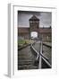 Railroad Tracks Leading into KL Auschwitz II-Jon Hicks-Framed Photographic Print