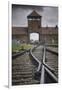 Railroad Tracks Leading into KL Auschwitz II-Jon Hicks-Framed Photographic Print