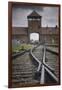 Railroad Tracks Leading into KL Auschwitz II-Jon Hicks-Framed Photographic Print