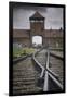 Railroad Tracks Leading into KL Auschwitz II-Jon Hicks-Framed Photographic Print