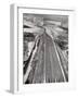 Railroad Tracks Leading to World's Biggest Coal-Fueled Generating Plant, under Construction by TVA-Margaret Bourke-White-Framed Photographic Print