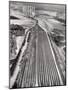 Railroad Tracks Leading to World's Biggest Coal-Fueled Generating Plant, under Construction by TVA-Margaret Bourke-White-Mounted Photographic Print