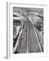 Railroad Tracks Leading to World's Biggest Coal-Fueled Generating Plant, under Construction by TVA-Margaret Bourke-White-Framed Photographic Print