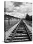 Railroad Tracks Stretching into the Distance-Philip Gendreau-Stretched Canvas