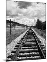 Railroad Tracks Stretching into the Distance-Philip Gendreau-Mounted Photographic Print
