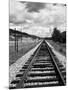 Railroad Tracks Stretching into the Distance-Philip Gendreau-Mounted Photographic Print