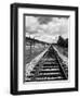 Railroad Tracks Stretching into the Distance-Philip Gendreau-Framed Photographic Print