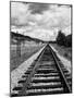 Railroad Tracks Stretching into the Distance-Philip Gendreau-Mounted Photographic Print