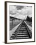 Railroad Tracks Stretching into the Distance-Philip Gendreau-Framed Photographic Print