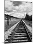 Railroad Tracks Stretching into the Distance-Philip Gendreau-Mounted Photographic Print