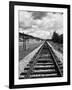 Railroad Tracks Stretching into the Distance-Philip Gendreau-Framed Photographic Print