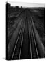 Railroad Tracks-Andreas Feininger-Stretched Canvas
