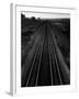 Railroad Tracks-Andreas Feininger-Framed Premium Photographic Print