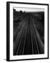 Railroad Tracks-Andreas Feininger-Framed Premium Photographic Print