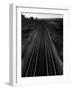 Railroad Tracks-Andreas Feininger-Framed Photographic Print