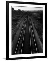 Railroad Tracks-Andreas Feininger-Framed Photographic Print