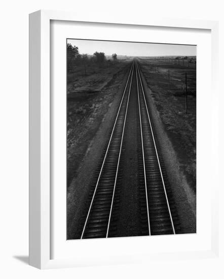 Railroad Tracks-Andreas Feininger-Framed Photographic Print