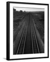 Railroad Tracks-Andreas Feininger-Framed Photographic Print