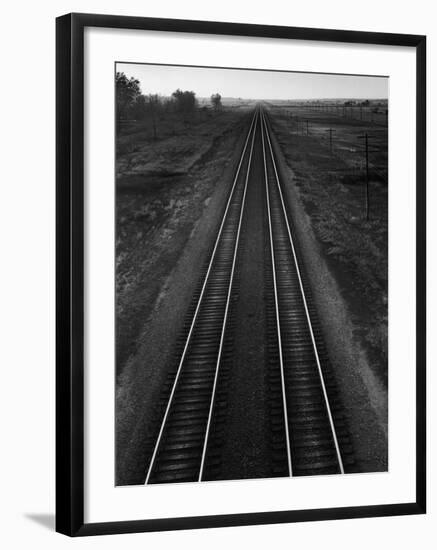 Railroad Tracks-Andreas Feininger-Framed Photographic Print