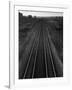 Railroad Tracks-Andreas Feininger-Framed Photographic Print