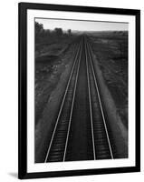 Railroad Tracks-Andreas Feininger-Framed Photographic Print