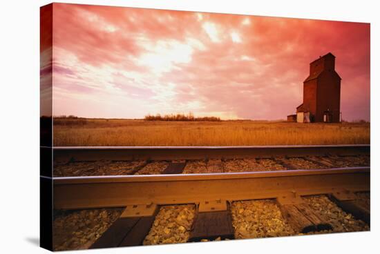 Railroad Tracks-null-Stretched Canvas