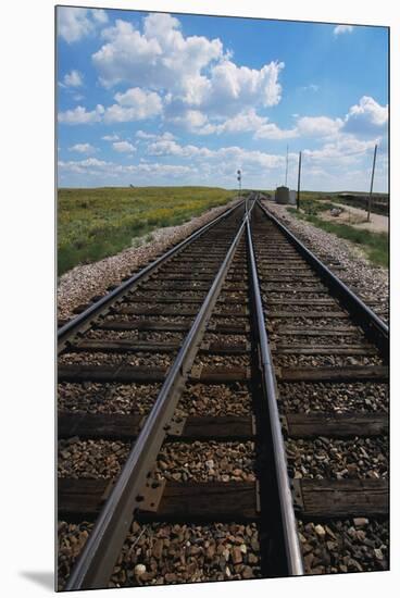 Railroad Tracks-W. Perry Conway-Mounted Premium Photographic Print