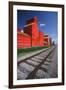 Railroad, Train Station-null-Framed Photographic Print