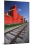 Railroad, Train Station-null-Mounted Photographic Print