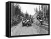 Railroad Workers, Circa 1919-Asahel Curtis-Framed Stretched Canvas