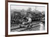 Railroad Wreck-null-Framed Art Print