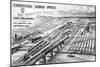 Railroad Yard in Philadelphia-null-Mounted Giclee Print
