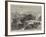 Railway Accident at Antibes, Near Cannes, Dragging for the Dead-null-Framed Giclee Print