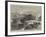 Railway Accident at Antibes, Near Cannes, Dragging for the Dead-null-Framed Giclee Print