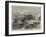 Railway Accident at Antibes, Near Cannes, Dragging for the Dead-null-Framed Giclee Print