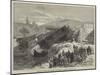 Railway Accident at Antibes, Near Cannes, Dragging for the Dead-null-Mounted Giclee Print