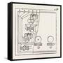 Railway Apparatus at the Paris Electrical Exhibition: Annunciator Apparatus, France, 1882-null-Framed Stretched Canvas