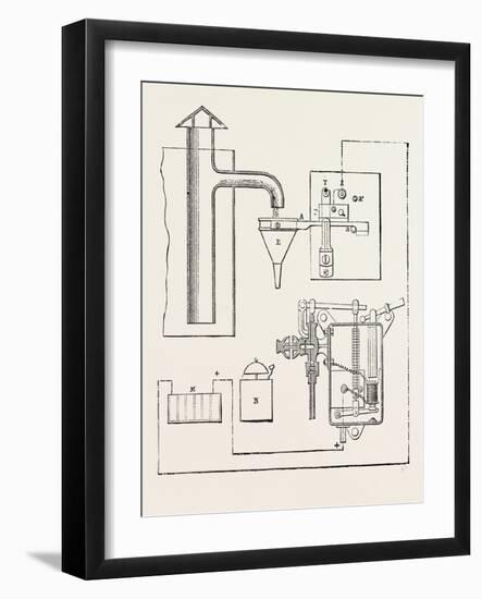 Railway Apparatus at the Paris Electrical Exhibition: Controller for Water Tanks (Lartigue System)-null-Framed Giclee Print
