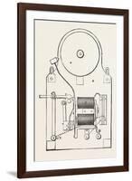 Railway Apparatus at the Paris Electrical Exhibition: Electric Alarm, France, 1882-null-Framed Giclee Print
