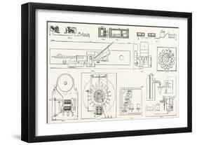 Railway Apparatus at the Paris Electrical Exhibition: Fig. 1. Lartigue's Switch Controller. Fig. 2.-null-Framed Giclee Print