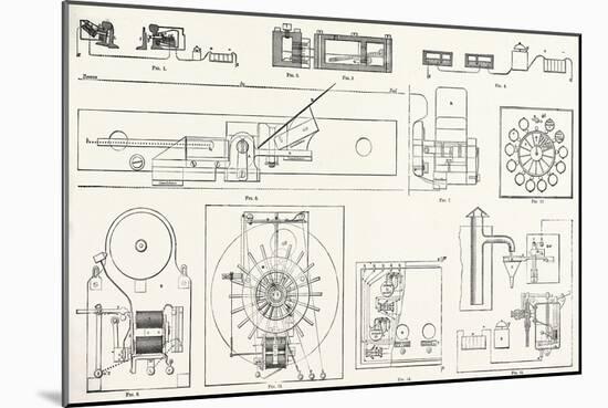 Railway Apparatus at the Paris Electrical Exhibition: Fig. 1. Lartigue's Switch Controller. Fig. 2.-null-Mounted Giclee Print