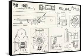 Railway Apparatus at the Paris Electrical Exhibition: Fig. 1. Lartigue's Switch Controller. Fig. 2.-null-Framed Stretched Canvas