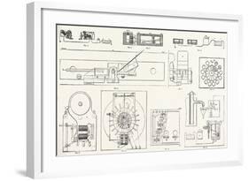 Railway Apparatus at the Paris Electrical Exhibition: Fig. 1. Lartigue's Switch Controller. Fig. 2.-null-Framed Giclee Print