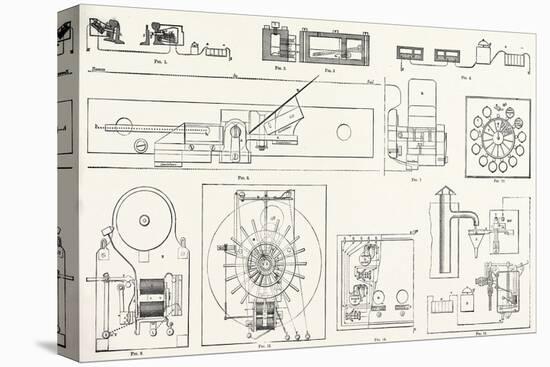 Railway Apparatus at the Paris Electrical Exhibition: Fig. 1. Lartigue's Switch Controller. Fig. 2.-null-Stretched Canvas