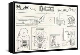 Railway Apparatus at the Paris Electrical Exhibition: Fig. 1. Lartigue's Switch Controller. Fig. 2.-null-Framed Stretched Canvas