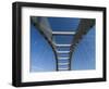 Railway arch bridge in Zurich West, partial view of construction-enricocacciafotografie-Framed Photographic Print