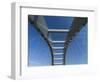 Railway arch bridge in Zurich West, partial view of construction-enricocacciafotografie-Framed Photographic Print