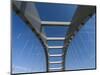 Railway arch bridge in Zurich West, partial view of construction-enricocacciafotografie-Mounted Photographic Print